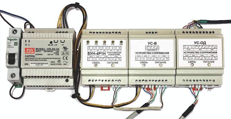 Modular gas flow control complex