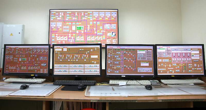 Software for rationing and reducing technological electricity costs in a graphical representation of the calculation results